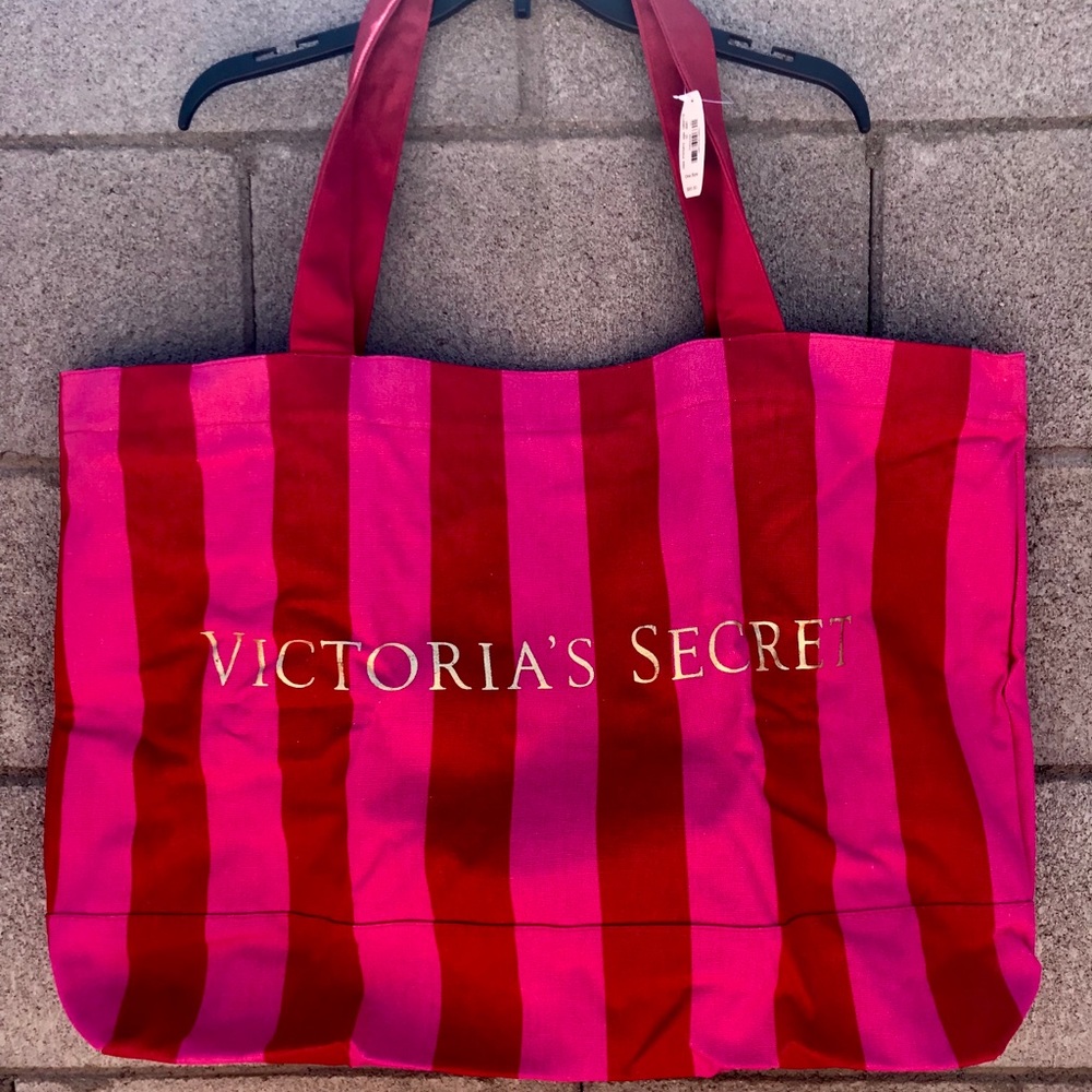 💋 VICTORIA’S SECRET Zippered Tote Bag w/ Mini Bag